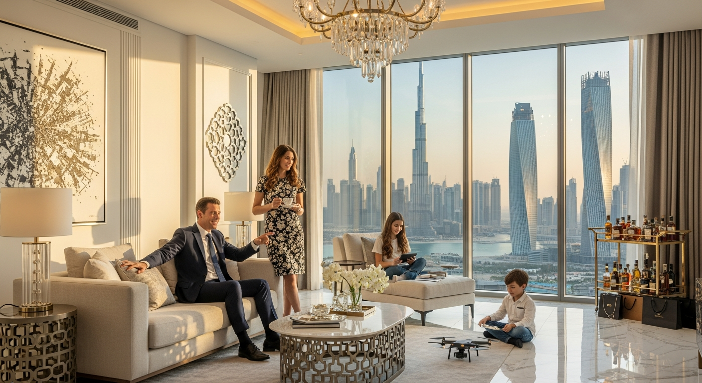 Luxury Dubai Property with Burj Khalifa view
